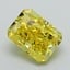 2.48 Ct. Fancy Vivid Yellow Radiant Lab Grown Diamond
