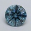 1.18 Ct. Fancy Vivid Blue Round Lab Grown Diamond