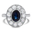 Art Deco Sapphire Vintage Ring