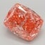 3.19 Ct. Fancy Vivid Pink Cushion Lab Grown Diamond