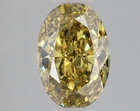 1.25 Ct. Fancy Vivid Yellow Oval Lab Grown Diamond