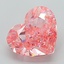 3.98 Ct. Fancy Vivid Pink Heart Lab Grown Diamond