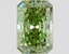 1.80 Ct. Fancy Vivid  Green Radiant Lab Grown Diamond