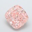10.50 Ct. Fancy Intense Pink Cushion Lab Grown Diamond