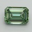 3.11 Ct. Fancy Vivid Green Emerald Lab Grown Diamond