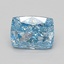 1.09 Ct. Fancy Vivid Blue Cushion Lab Grown Diamond