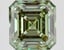 5.02 Ct. Fancy Vivid Green Asscher Lab Grown Diamond