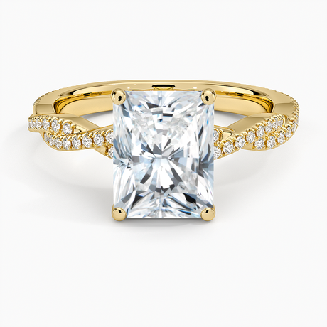 18K Yellow Gold Petite Luxe Twisted Vine Diamond Ring (1/4 ct. tw.)