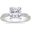 18K White Gold Petite Luxe Twisted Vine Diamond Ring (1/4 ct. tw.), smalltop view