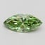 1.00 Ct. Fancy Vivid Pacific Green Marquise Lab Grown Diamond