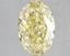 3.02 Ct. Fancy Vivid Yellow Oval Lab Grown Diamond
