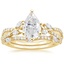 18KY Moissanite Luxe Willow Bridal Set (1/2 ct. tw.), smalltop view