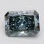 2.01 Ct. Fancy Vivid Green Blue Radiant Lab Grown Diamond