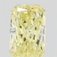 0.58 Ct. Fancy Yellow Radiant Lab Grown Diamond