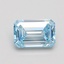 1.52 Ct. Fancy Intense Blue Emerald Lab Grown Diamond