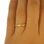 The Nicoleta Ring, smalltop view on a hand