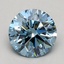 1.07 Ct. Fancy Blue Round Lab Grown Diamond