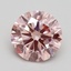 2.00 Ct. Fancy Intense Pink Round Lab Grown Diamond