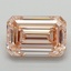 2.03 Ct. Fancy Intense  Orange Emerald Lab Grown Diamond