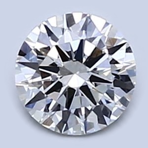 Round diamond — real photo