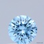 0.31 Ct. Fancy Vivid Blue Round Lab Grown Diamond