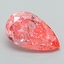 1.27 Ct. Fancy Vivid Pink Pear Lab Grown Diamond