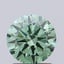 0.76 Ct. Fancy Vivid Green Round Lab Grown Diamond