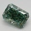 2.36 Ct. Fancy Vivid Green Radiant Lab Grown Diamond