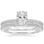 Platinum Simply Tacori Classic Diamond Bridal Set