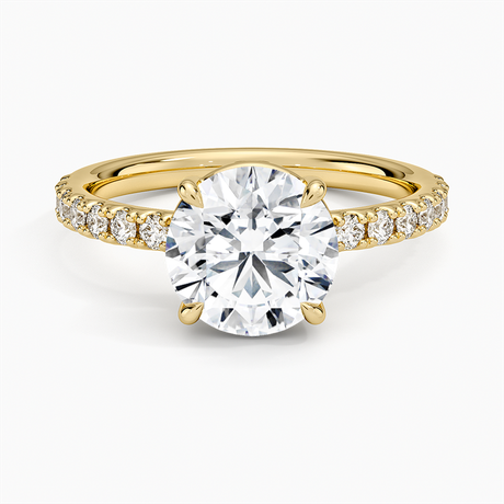 Dara Low-Profile Diamond Ring