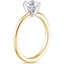 18K Yellow Gold 1.5mm Comfort Fit Wedding Ring, smallside view