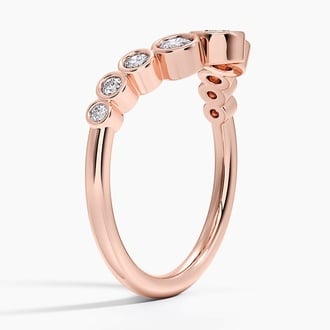 Uma Contour Bezel Diamond Ring