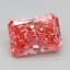 0.78 Ct. Fancy Vivid Pink Radiant Lab Grown Diamond