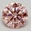 3.01 Ct. Fancy Intense Pink Round Lab Grown Diamond