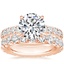 14K Rose Gold Anthology Diamond Ring (1/2 ct. tw.) with Ellora Eternity Diamond Ring (1 3/4 ct. tw.)