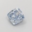 1.64 Ct. Fancy Intense  Blue Cushion Lab Grown Diamond