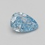 1.03 Ct. Fancy Vivid Blue Pear Lab Grown Diamond