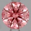1.07 Ct. Fancy Vivid Pink Round Lab Grown Diamond