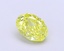 1.07 Ct. Fancy Vivid  Yellow Oval Lab Grown Diamond