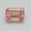 0.89 Ct. Fancy Intense Pink Emerald Lab Grown Diamond
