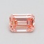 0.90 Ct. Fancy Intense Pink Emerald Lab Grown Diamond
