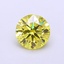 1.01 Ct. Fancy Intense Yellow Round Lab Grown Diamond