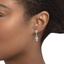 The Sofie Earrings, smalltop view on a hand