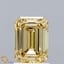 1.55 Ct. Fancy Intense  Yellow Emerald Lab Grown Diamond