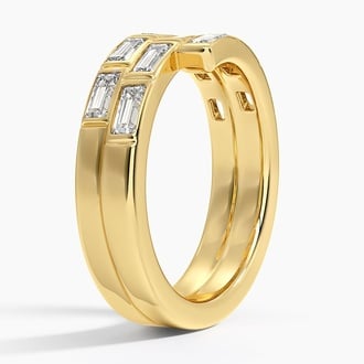 Brenna Baguette Lab Diamond Wrap Ring (1 1/5 ct. tw.)