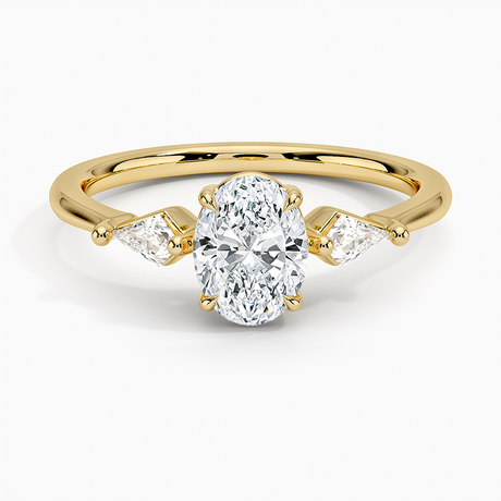 Kite Diamond Engagement Ring - Cometa