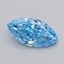 0.28 Ct. Fancy Vivid  Blue Marquise Lab Grown Diamond