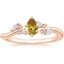 14K Rose Gold Arden Diamond Ring (1/6 ct. tw.), smalltop view