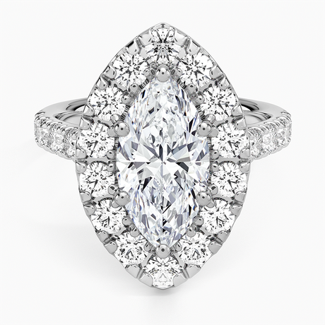 Adele Halo Diamond Ring