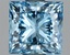 2.05 Ct. Fancy Vivid Blue Princess Lab Grown Diamond